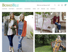 Tablet Screenshot of bohoblu.com